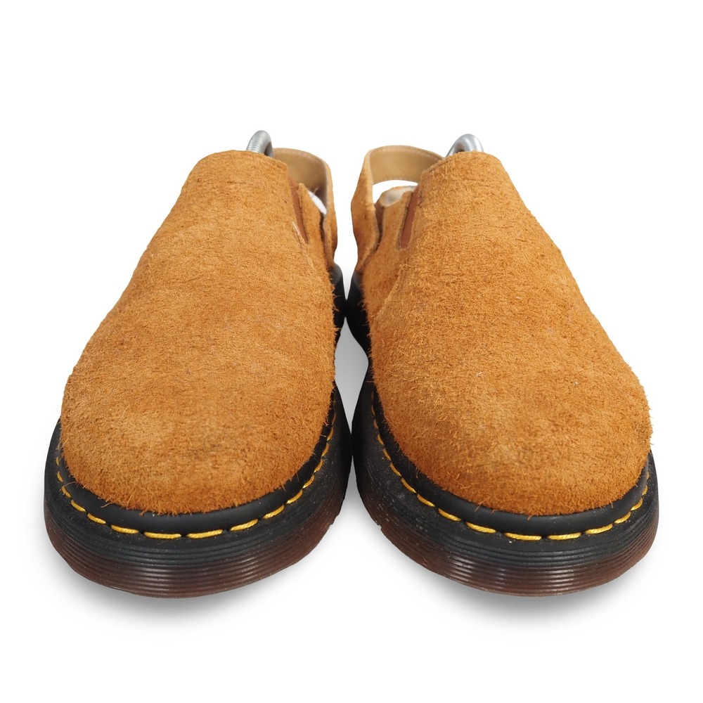 Dr. Martens Isham Hairy Suede Slingback Mules Mens 11 Brown 27959212 Slip On - Picture 3 of 11